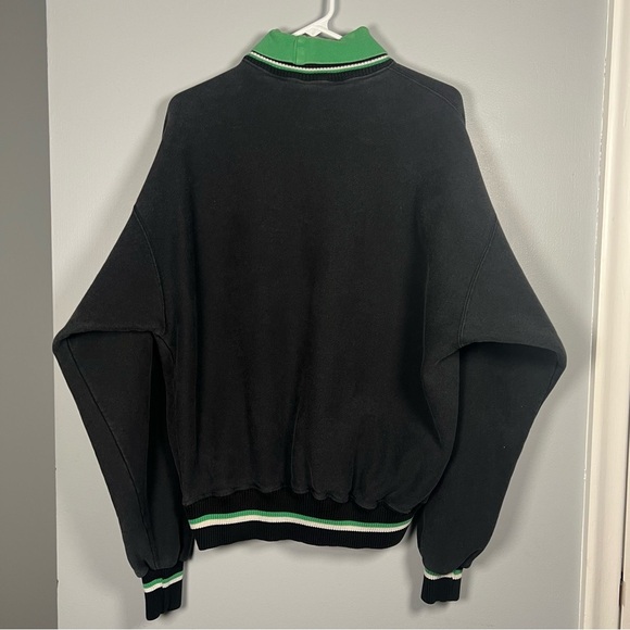 Vintage Minnesota North Stars Pullover Polo Sweatshirt - Picture 2 of 6